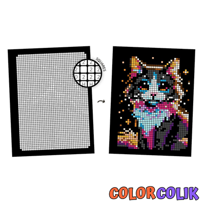 ColorColik™ - Gizem Numaralı Boyama Kitabı 100 Sayfa