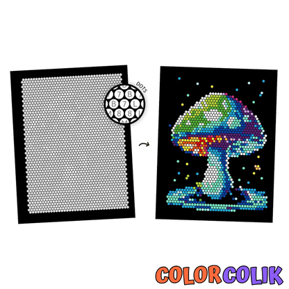 ColorColik™ - Gizem Numaralı Boyama Kitabı 100 Sayfa