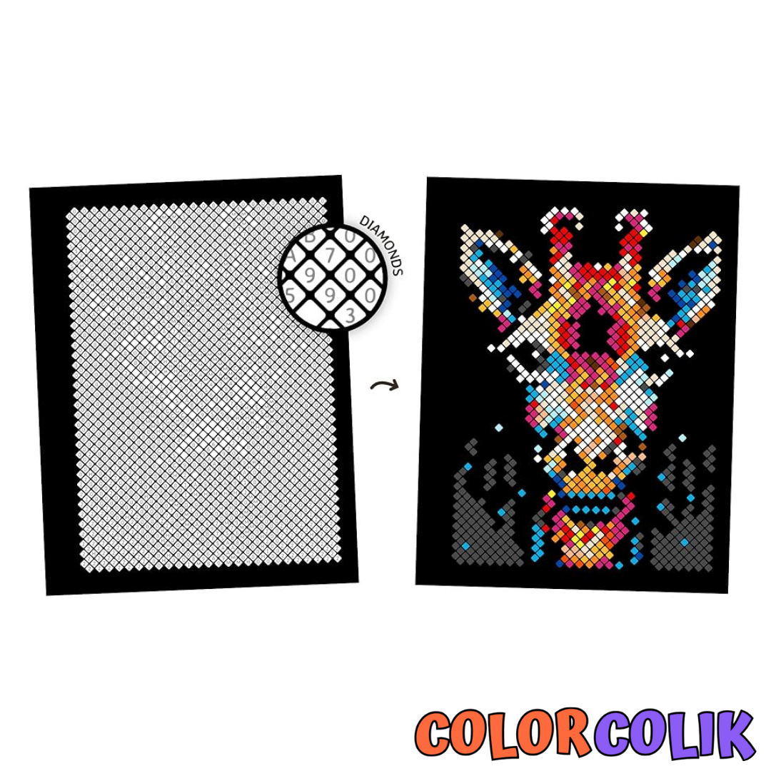 ColorColik™ - Gizem Numaralı Boyama Kitabı 100 Sayfa