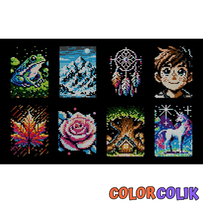 ColorColik™ - Gizem Numaralı Boyama Kitabı 100 Sayfa